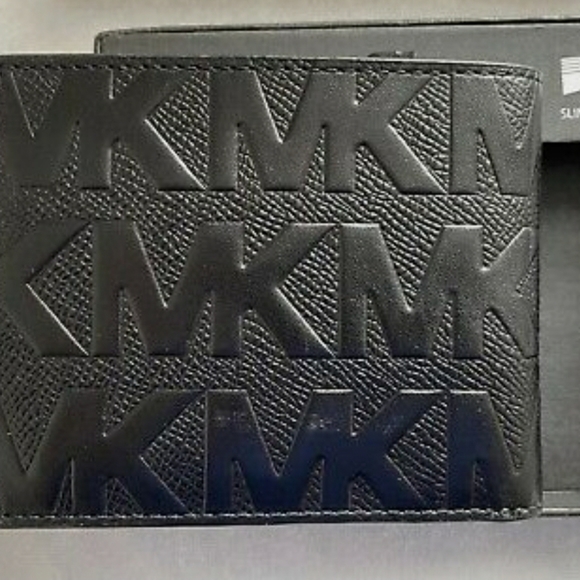 Michael kors men's bifold embossed wallet - Picture 1 of 8